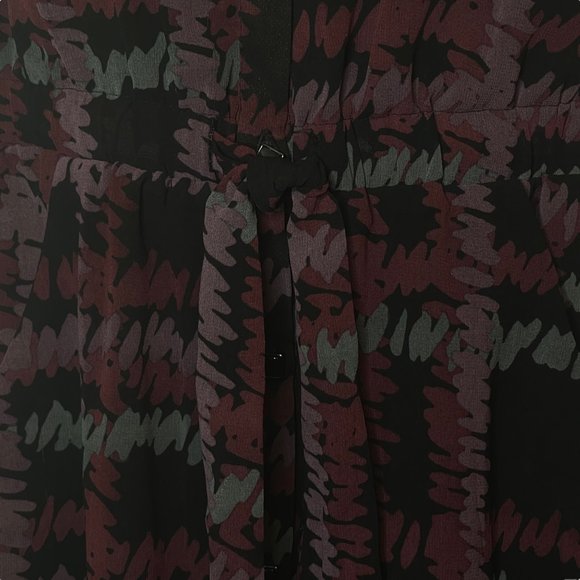 Banana Republic Factory Dress Sleeveless Button Front Tie Waist Lined Size 8 - Picture 5 of 14